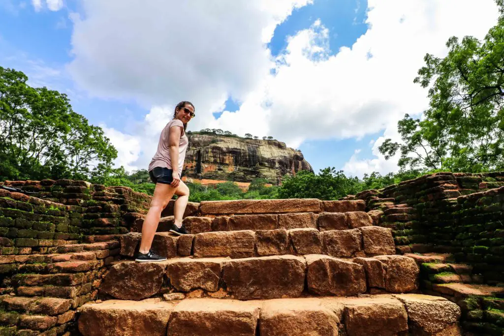 Löwenfelsen Sigiriya UNESCO Kulturerbe Löwenfelsen Sigiriya UNESCO Kulturerbe