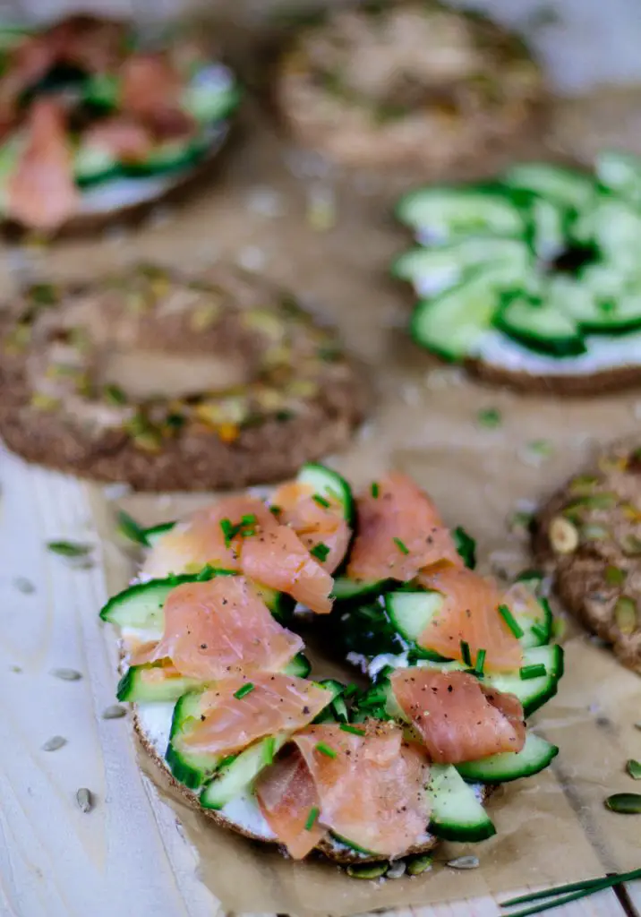 Lachsbagel LowCarb